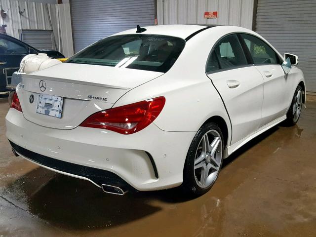 WDDSJ4GB4EN078284 - 2014 MERCEDES-BENZ CLA 250 4M WHITE photo 4