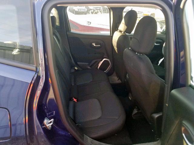 ZACNJBAB4KPJ98221 - 2019 JEEP RENEGADE S BLUE photo 6