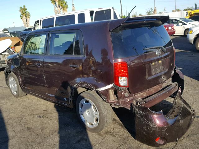 JTLZE4FE7CJ023264 - 2012 TOYOTA SCION XB Tünd qırmızı foto 3