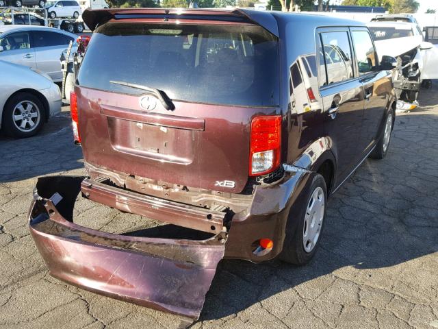 JTLZE4FE7CJ023264 - 2012 TOYOTA SCION XB Tünd qırmızı foto 4