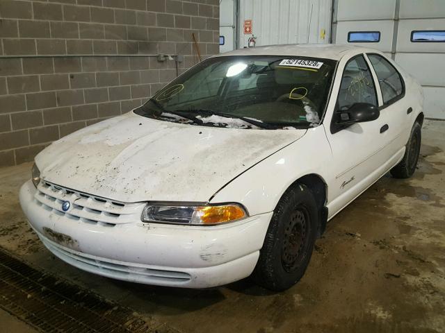 1P3EJ46C6WN187719 - 1998 PLYMOUTH BREEZE BAS WHITE photo 2