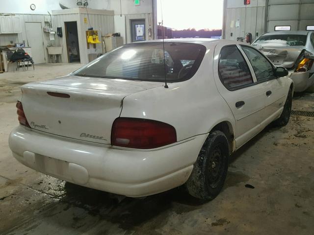 1P3EJ46C6WN187719 - 1998 PLYMOUTH BREEZE BAS WHITE photo 4