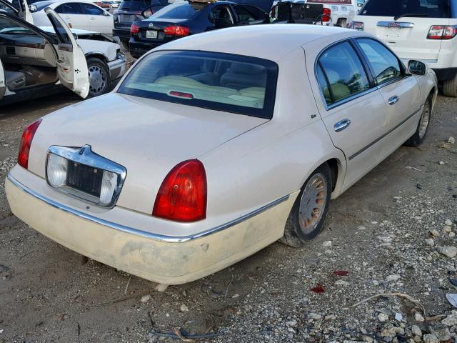 1LNHM83W81Y640199 - 2001 LINCOLN TOWN CAR C TAN photo 4