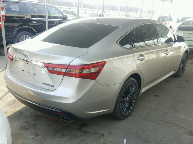 4T1BK1EBXJU286111 - 2018 TOYOTA AVALON XLE GOLD photo 4