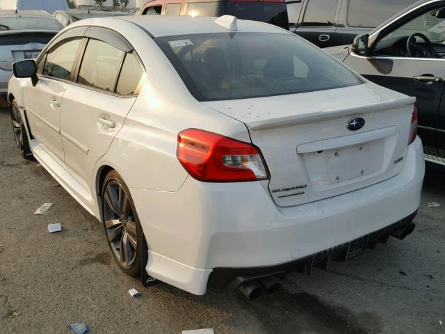 JF1VA1J60H8824126 - 2017 SUBARU WRX LIMITE WHITE photo 3