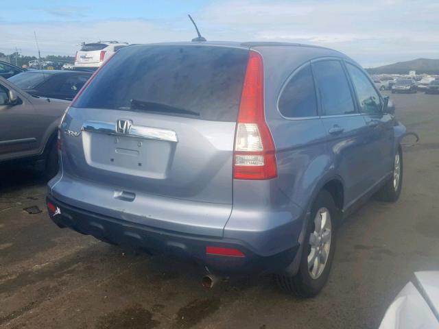 5J6RE48788L035214 - 2008 HONDA CR-V EXL SILVER photo 4