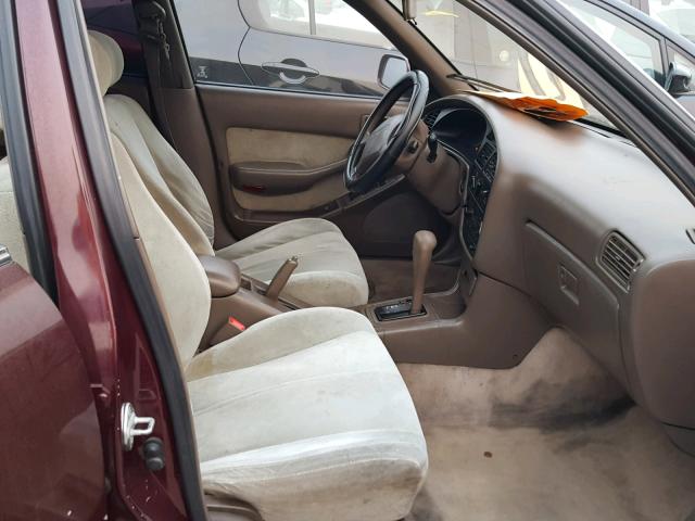 JT2SK12E5P0107646 - 1993 TOYOTA CAMRY BURGUNDY photo 5