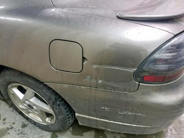 1G2WP52K73F133605 - 2003 PONTIAC GRAND PRIX SILVER photo 9