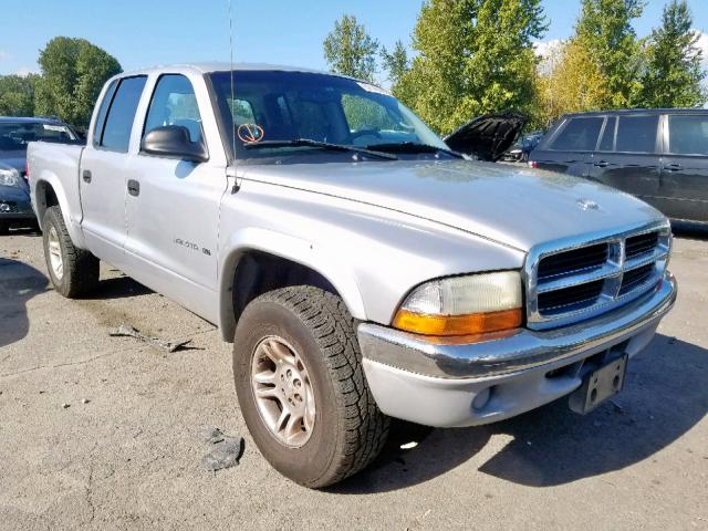 1B7HG2AN61S286687 - 2001 DODGE DAKOTA QUA SILVER photo 1