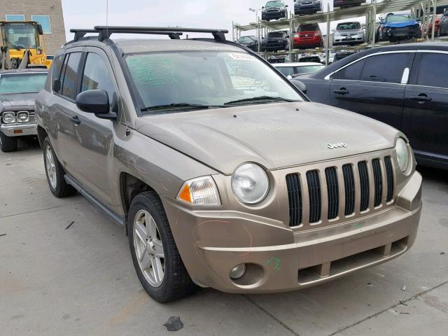 1J8FT47WX7D207557 - 2007 JEEP COMPASS GOLD photo 1