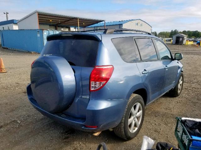 JTMBD31V466014515 - 2006 TOYOTA RAV4 LIMIT BLUE photo 4