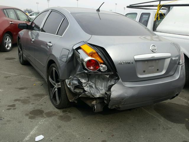 1N4CL21E98C279166 - 2008 NISSAN ALTIMA HYB GRAY photo 3