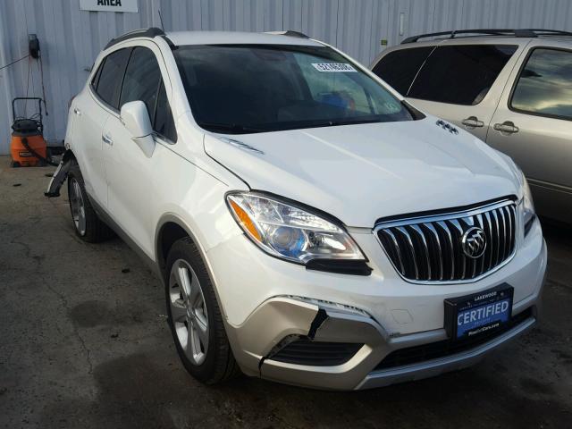 KL4CJESB5FB160369 - 2015 BUICK ENCORE WHITE photo 1