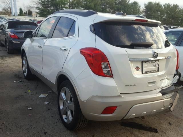 KL4CJESB5FB160369 - 2015 BUICK ENCORE WHITE photo 3