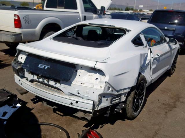 1FA6P8CFXJ5156612 - 2018 FORD MUSTANG GT WHITE photo 4