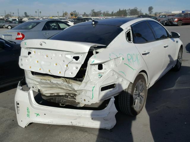 KNAGV4LD6J5022950 - 2018 KIA OPTIMA PLU WHITE photo 4