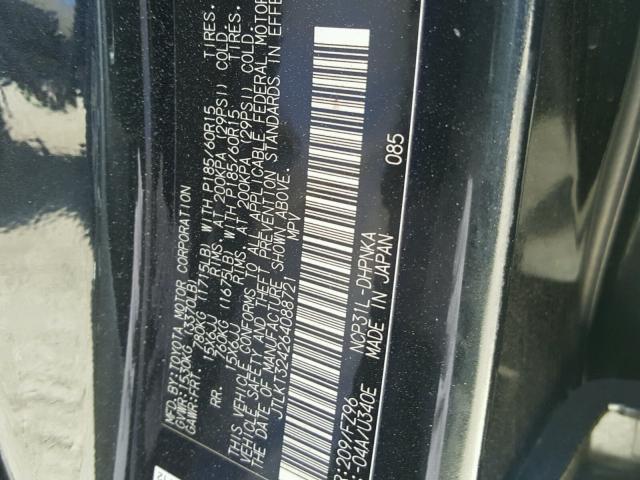 JTLKT324264088721 - 2006 TOYOTA SCION XB Qara foto 10