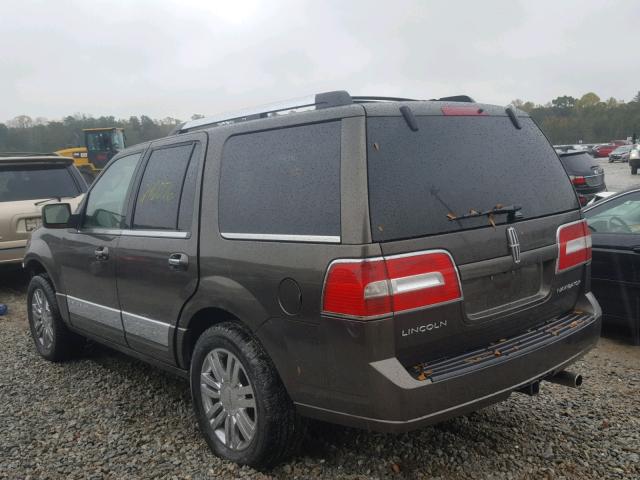 5LMFU27598LJ10687 - 2008 LINCOLN NAVIGATOR Қоңыр фото 3