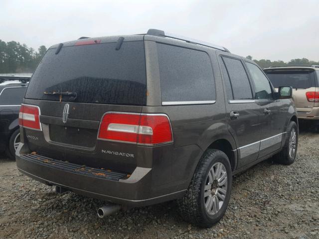 5LMFU27598LJ10687 - 2008 LINCOLN NAVIGATOR Қоңыр фото 4
