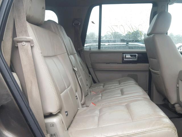 5LMFU27598LJ10687 - 2008 LINCOLN NAVIGATOR Қоңыр фото 6