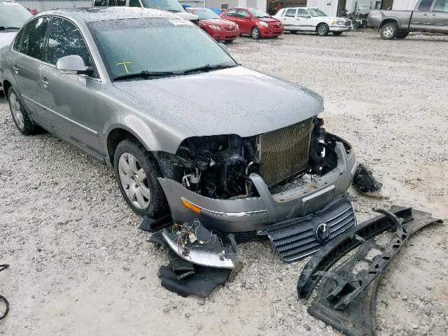 WVWAD63B35P028267 - 2005 VOLKSWAGEN PASSAT GLS GRAY photo 1