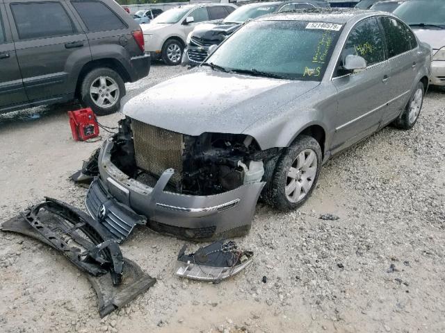 WVWAD63B35P028267 - 2005 VOLKSWAGEN PASSAT GLS GRAY photo 2