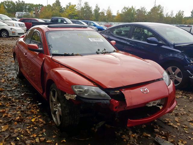 JM1FE173940111850 - 2004 MAZDA RX8 RED photo 1