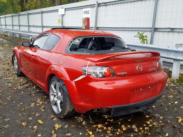 JM1FE173940111850 - 2004 MAZDA RX8 RED photo 3