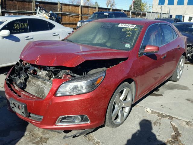 1G11J5SX0DF209789 - 2013 CHEVROLET MALIBU LTZ 红色 照片 2