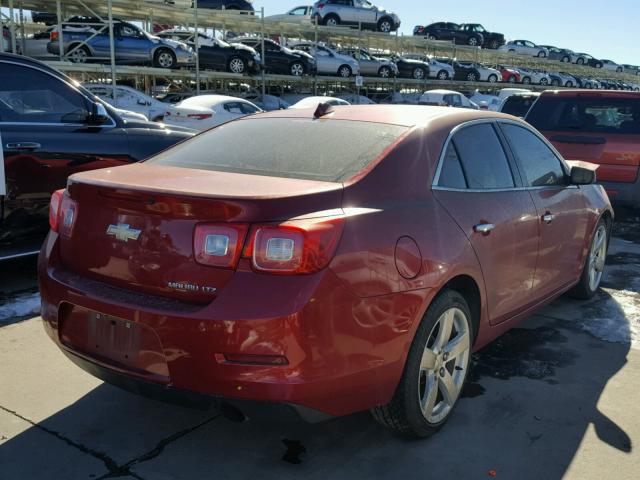 1G11J5SX0DF209789 - 2013 CHEVROLET MALIBU LTZ 红色 照片 4