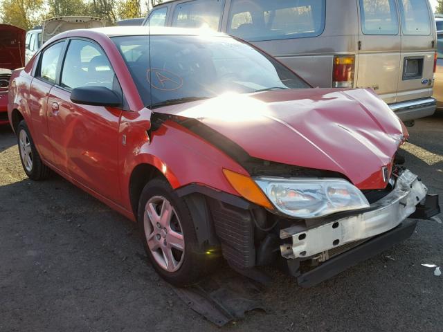 1G8AN15F87Z185424 - 2007 SATURN ION LEVEL RED photo 1