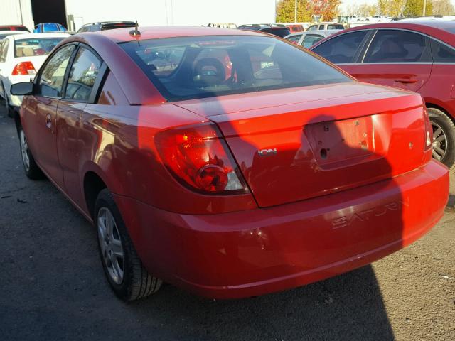 1G8AN15F87Z185424 - 2007 SATURN ION LEVEL RED photo 3