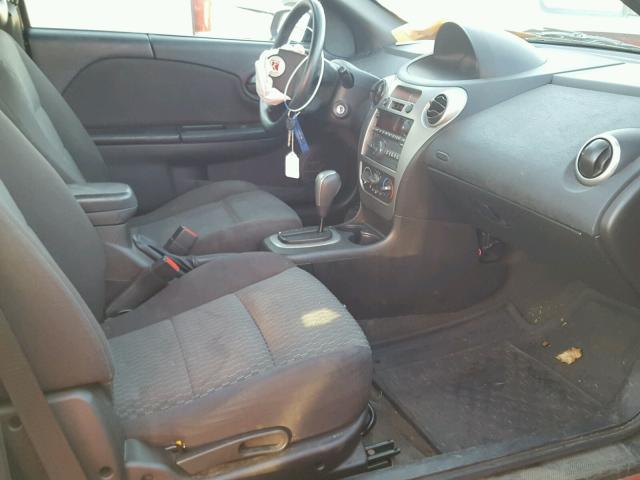1G8AN15F87Z185424 - 2007 SATURN ION LEVEL RED photo 5