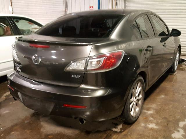 JM1BL1S57A1195380 - 2010 MAZDA 3 S BLACK photo 4