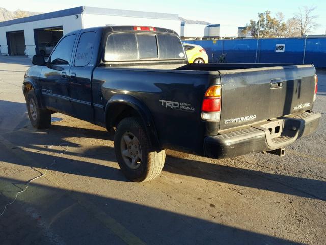 5TBBT48182S234867 - 2002 TOYOTA TUNDRA ACC BLACK photo 3