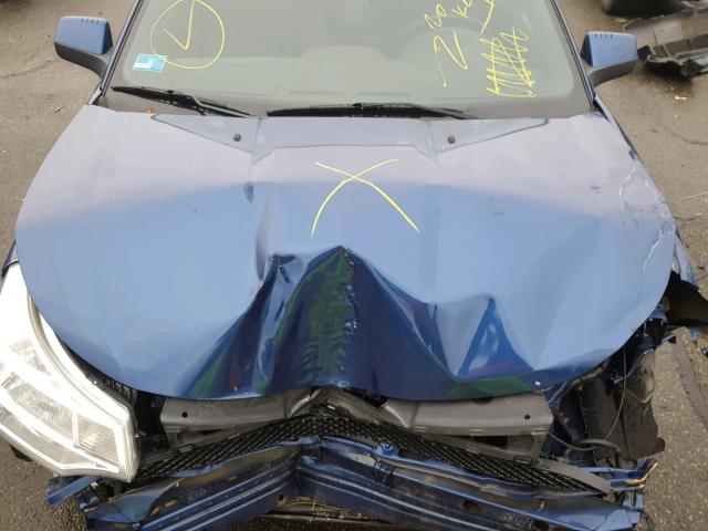 1FAHP36N69W242276 - 2009 FORD FOCUS SES BLUE photo 7