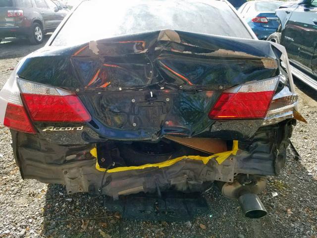 1HGCR2F83FA143220 - 2015 HONDA ACCORD EXL BLACK photo 9