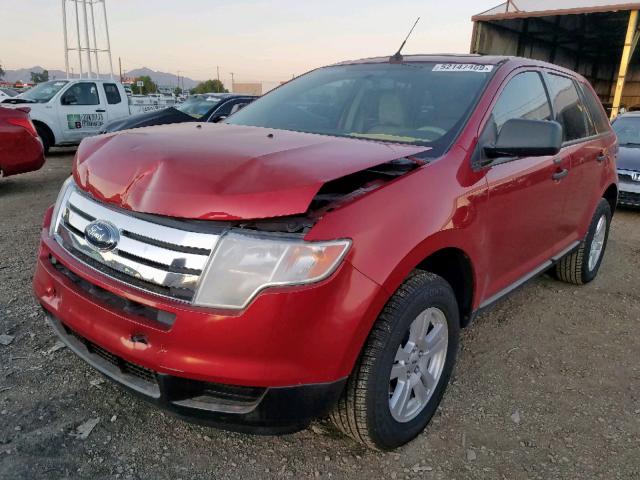 2FMDK3GC1ABB28305 - 2010 FORD EDGE SE RED photo 2