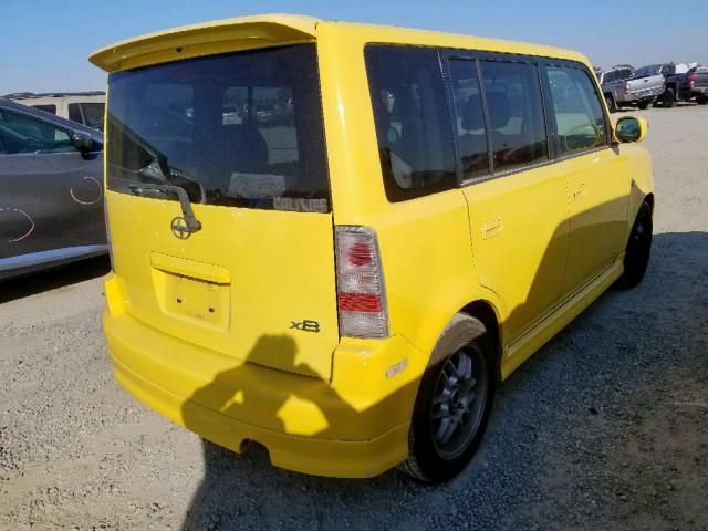 JTLKT324154014995 - 2005 TOYOTA SCION XB 黄色 照片 4