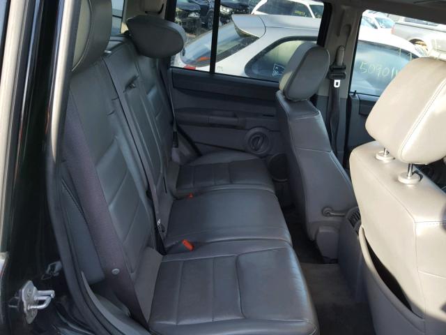 1J8HG48K67C676241 - 2007 JEEP COMMANDER BLACK photo 6