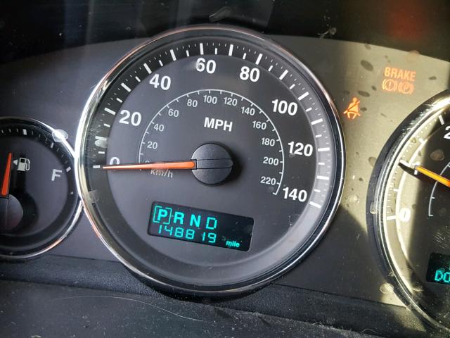 1J8HG48K67C676241 - 2007 JEEP COMMANDER BLACK photo 8