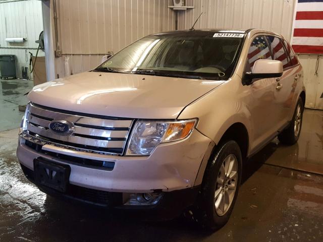 2FMDK48C47BA88377 - 2007 FORD EDGE SEL TAN photo 2