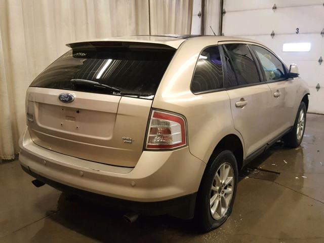 2FMDK48C47BA88377 - 2007 FORD EDGE SEL TAN photo 4