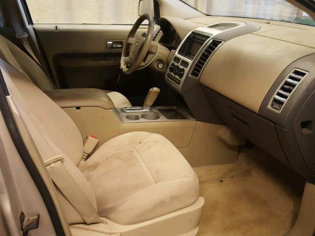 2FMDK48C47BA88377 - 2007 FORD EDGE SEL TAN photo 5