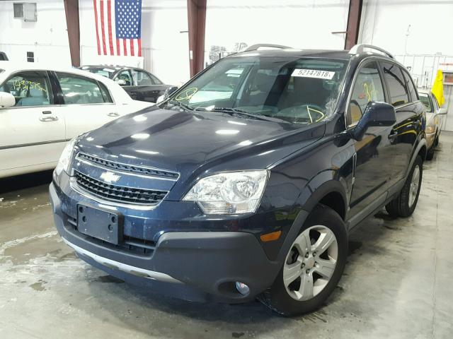 3GNAL2EK4ES664570 - 2014 CHEVROLET CAPTIVA LS BLUE photo 2