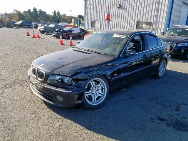 WBAAV53481FK46646 - 2001 BMW 330 I BLACK photo 2