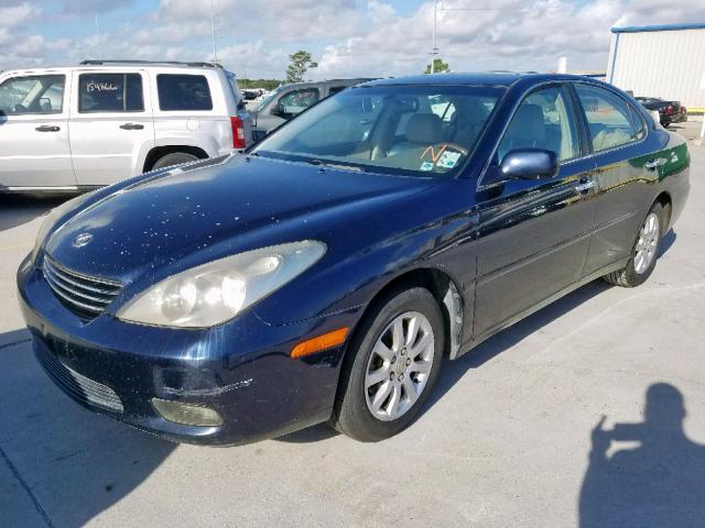 JTHBF30G125014161 - 2002 LEXUS ES 300 BLUE photo 2