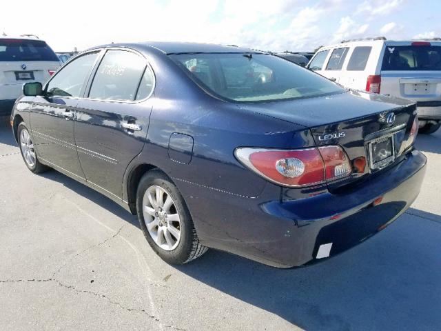 JTHBF30G125014161 - 2002 LEXUS ES 300 BLUE photo 3