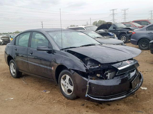1G8AG52F83Z123151 - 2003 SATURN ION LEVEL BLACK photo 1