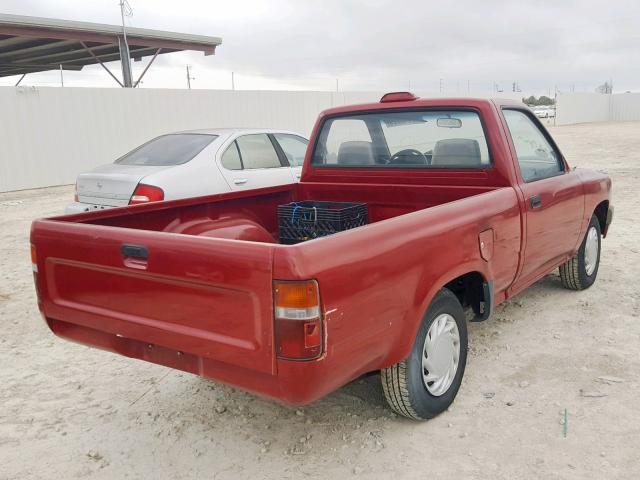 JT4RN81A5R5189775 - 1994 TOYOTA PICKUP 1/2 RED photo 4